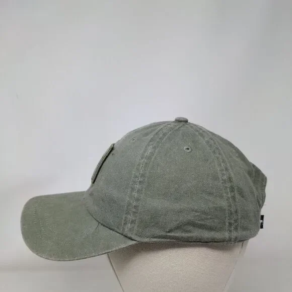 PINK Victoria's Secret Slideback Hat Green One Size Adjustable 6 Panel Cotton - Picture 3 of 9